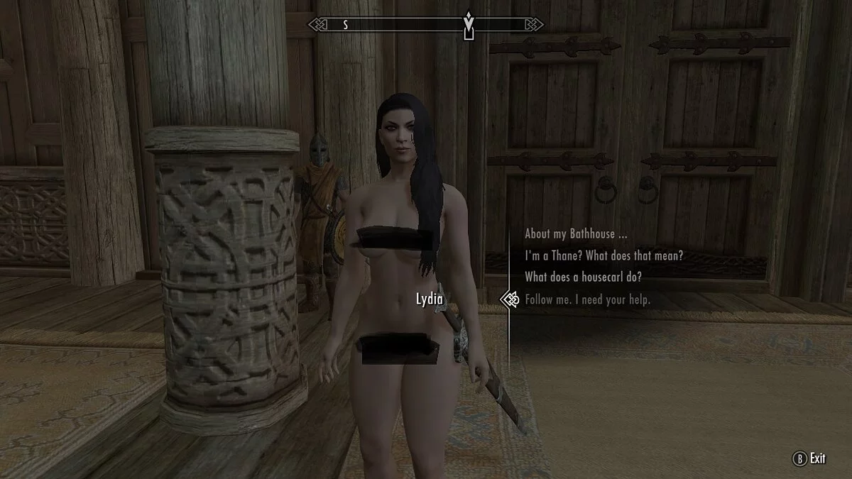 The Elder Scrolls 5: Skyrim Legendary Edition — Смена доспехов Лидии