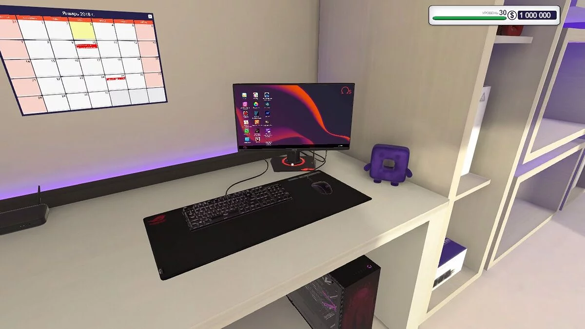 PC Building Simulator — Ahorro (nivel 30, la cuenta tiene $999,999,999)