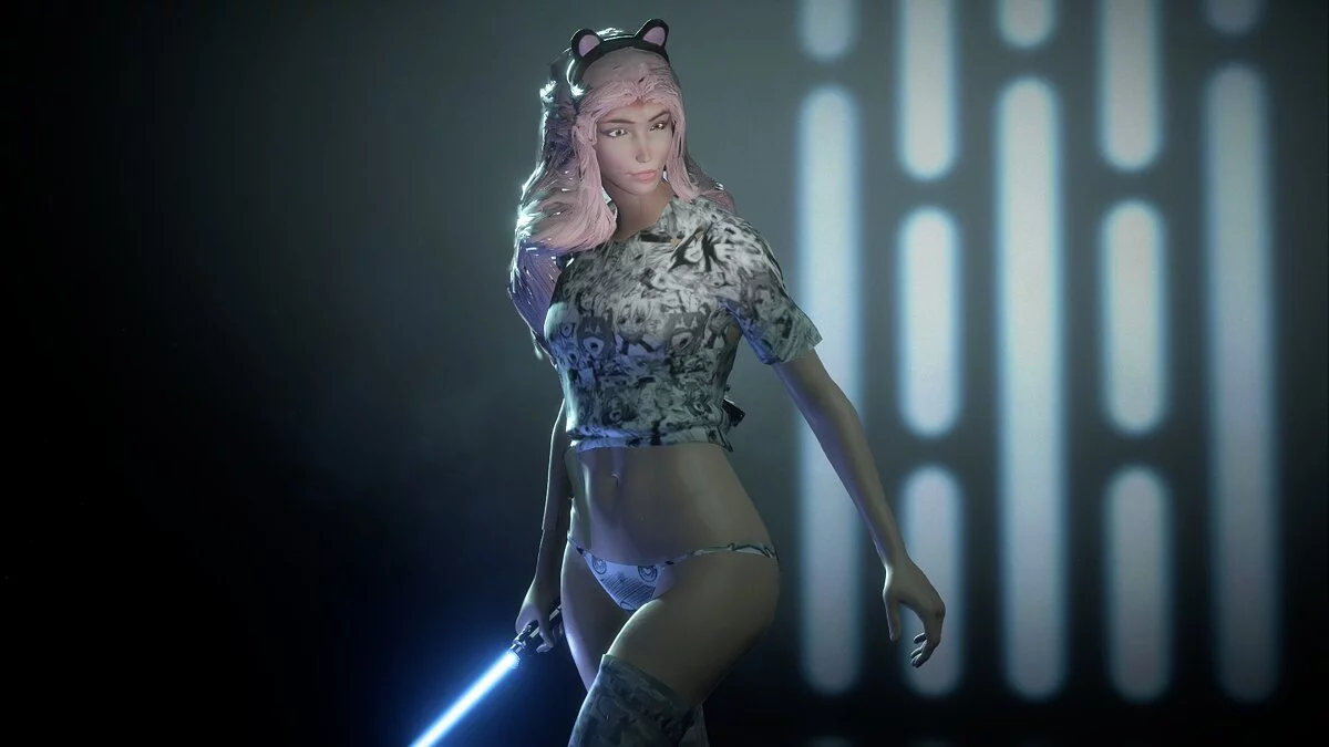 Star Wars: Battlefront 2 — Belle Delphine вместо Рэй