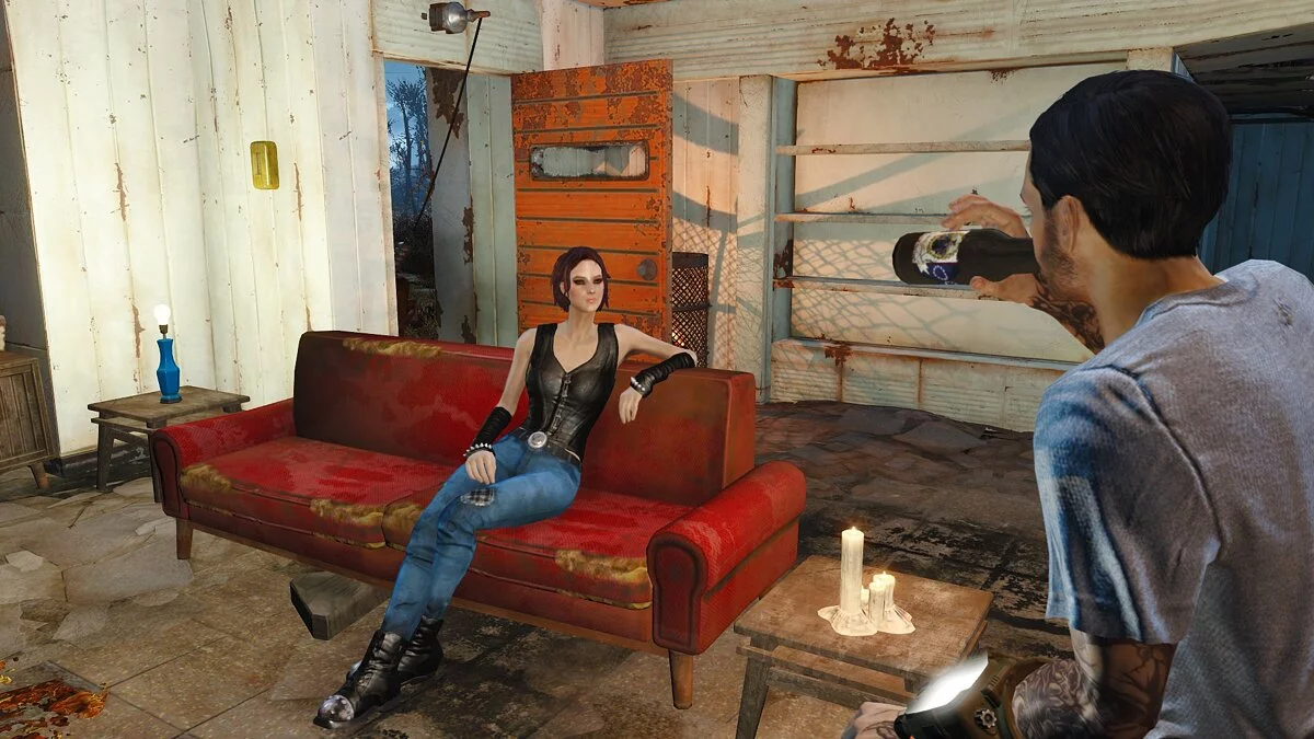 Fallout 4: Game of the Year Edition — Анимация питья