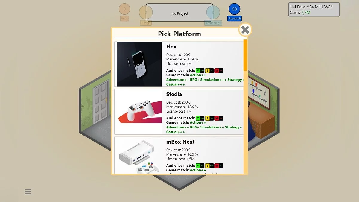 Game Dev Tycoon — New gaming platforms