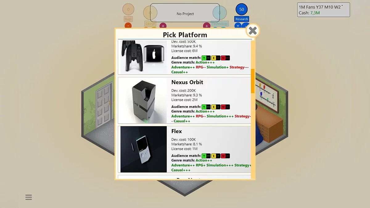 Game Dev Tycoon — Нові ігрові платформи