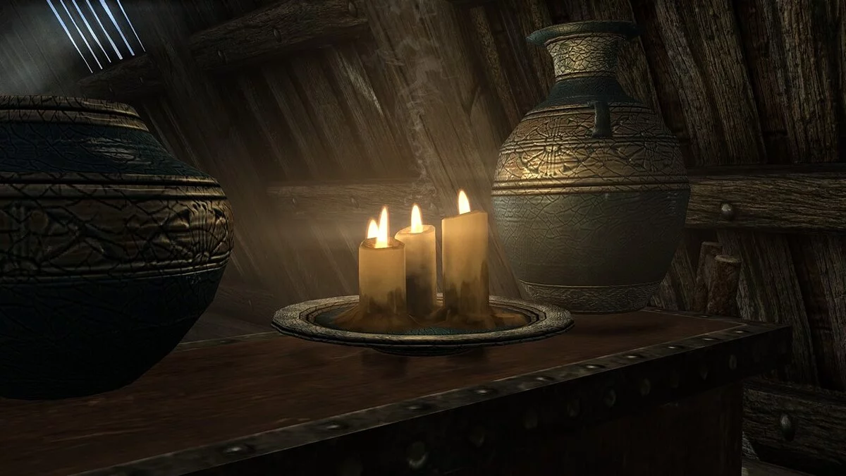 Elder Scrolls 5: Skyrim Special Edition — Настоящее пламя свечи
