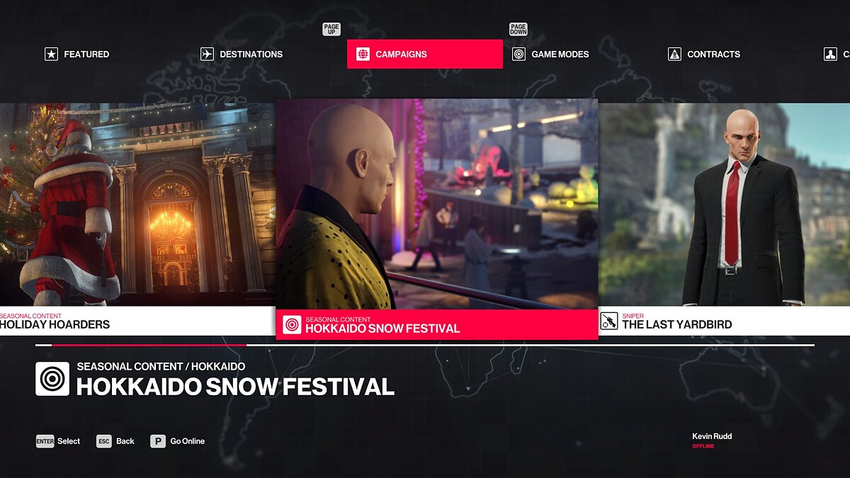 Hitman 2 — All missions in single player mode