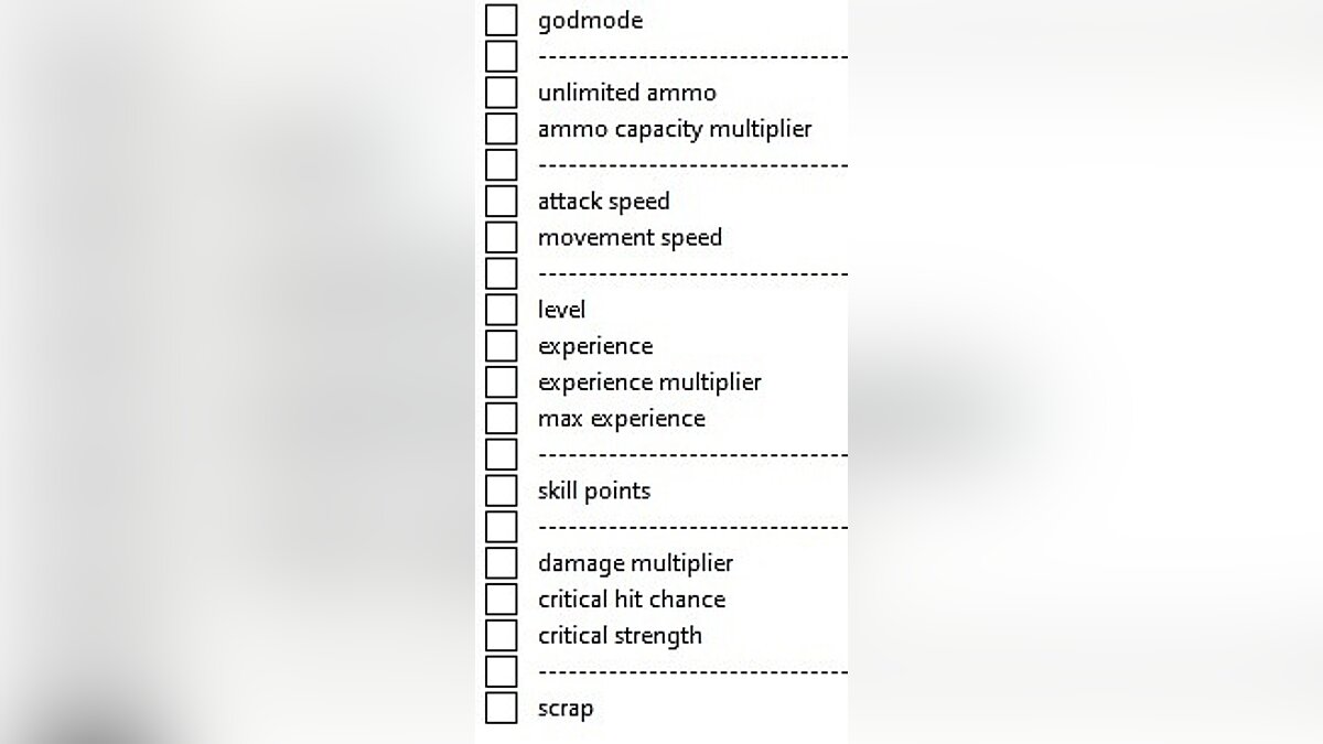 Danger Scavenger — Table for Cheat Engine [UPD: 06/24/2020]