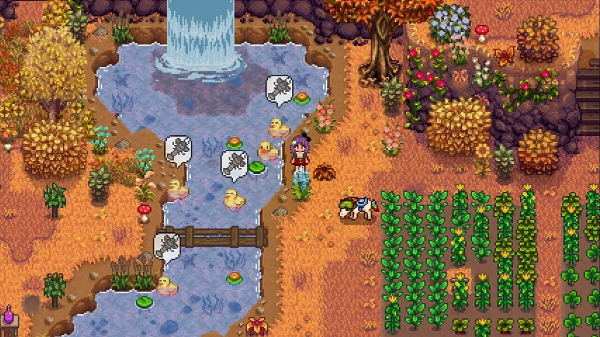 Stardew Valley — Trampa para patos en lugar de cangrejos