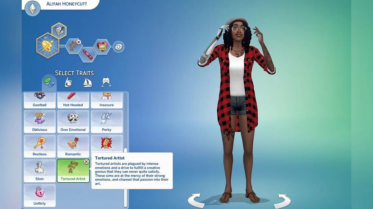 The Sims 4 — Характерна риса — змучений творець