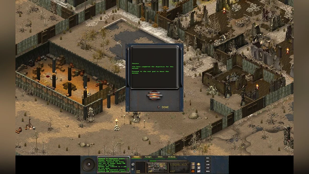 Fallout Tactics — Поліпшений інтерфейс