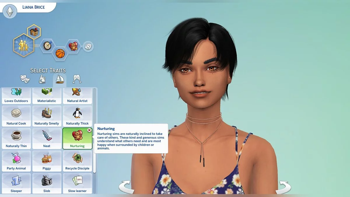 The Sims 4 — Характеристика характеру — вихователь