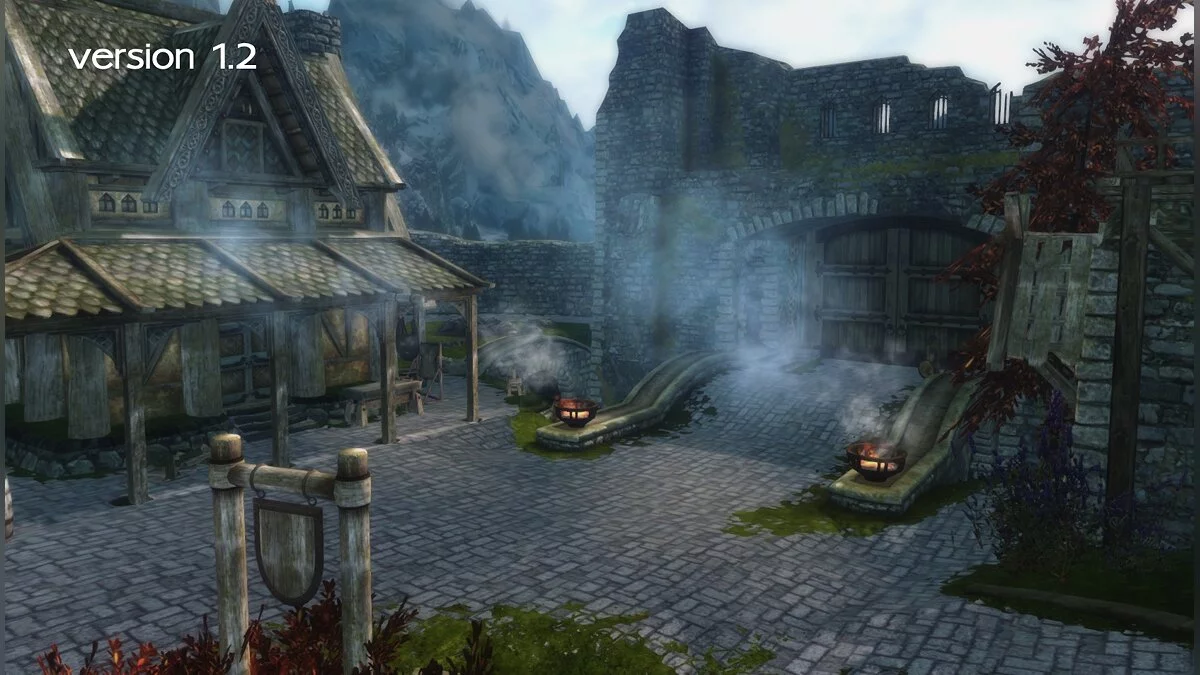 Elder Scrolls 5: Skyrim Special Edition — Каменный тротуар в Вайтране