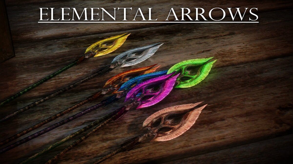 Elder Scrolls 5: Skyrim Special Edition — Translation of the mod “Enchanted Arrows”