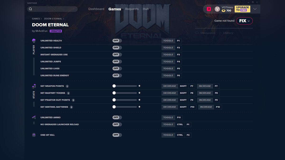 Doom Eternal — Trainer (+13) from 06/28/2020 [WeMod]