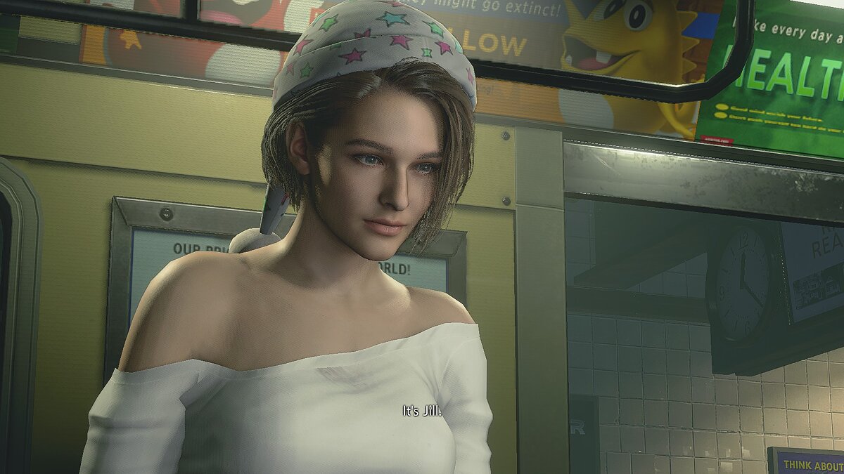 Resident Evil 3 — Jill in pajamas