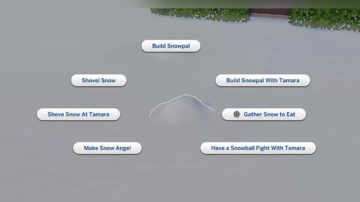 The Sims 4 — Возможность есть снег