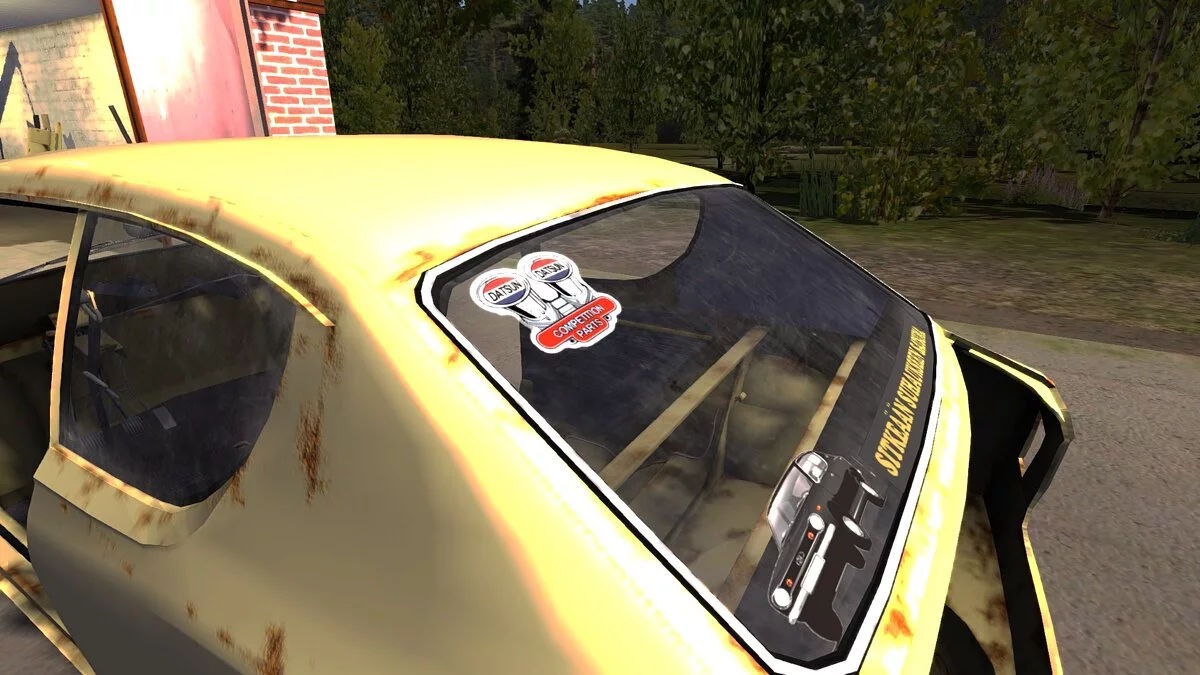 My Summer Car — Nuevas pegatinas en las ventanillas traseras.