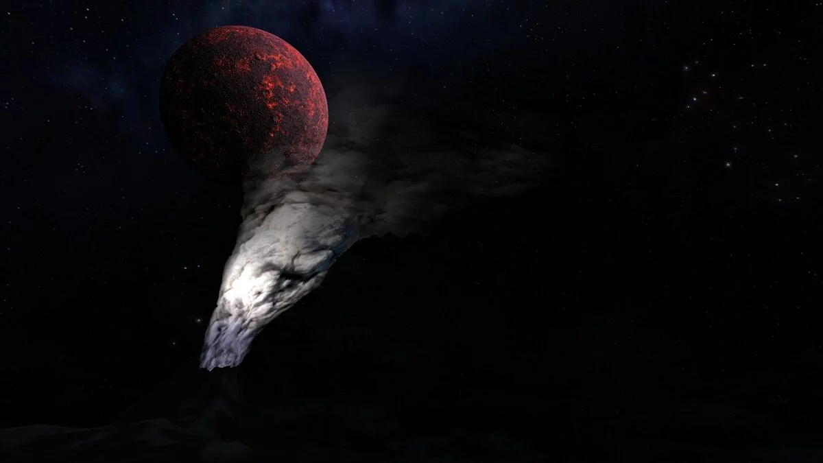 The Elder Scrolls 5: Skyrim Legendary Edition — Настоящий дым из вулкана