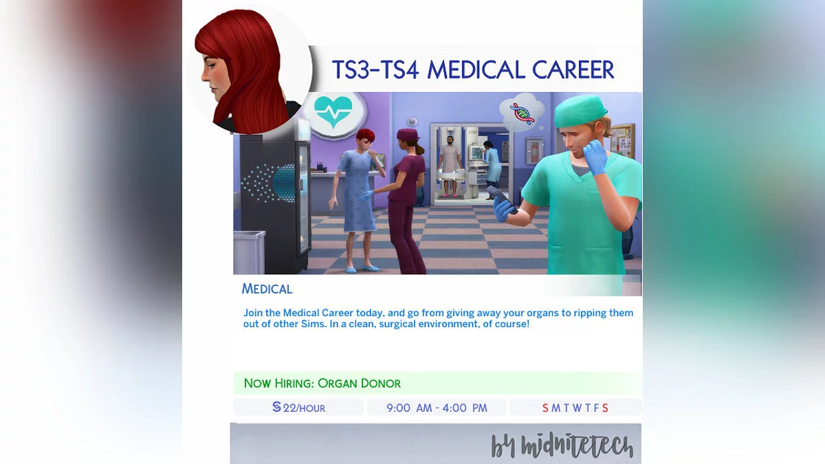 The Sims 4 — Medical career