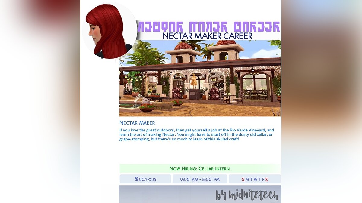 The Sims 4 — Nectarmaker career