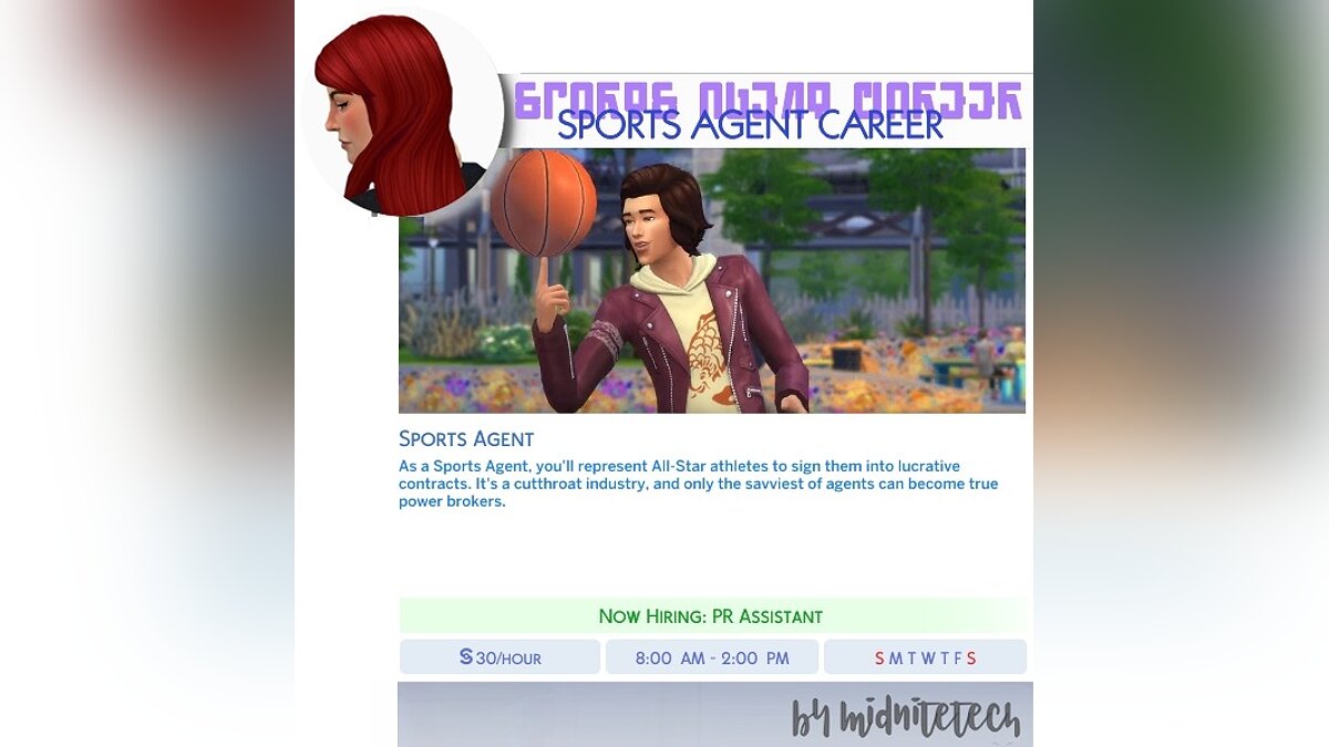 The Sims 4 — Sports agent career