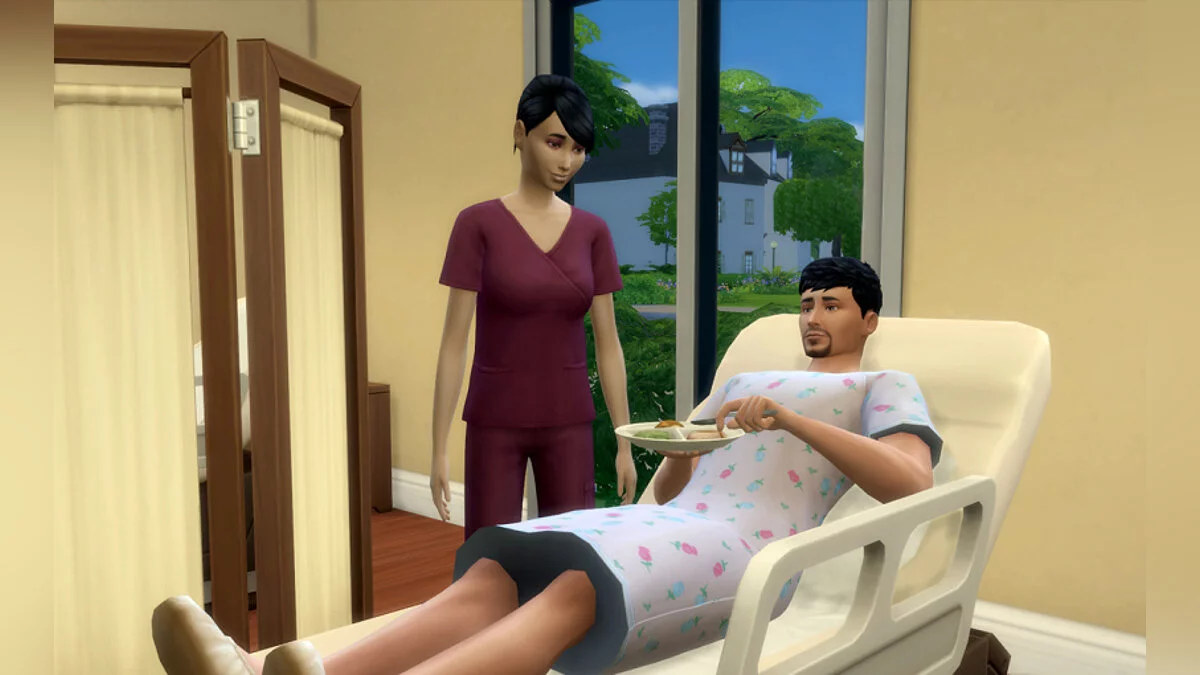 The Sims 4 — Improved hospital staff