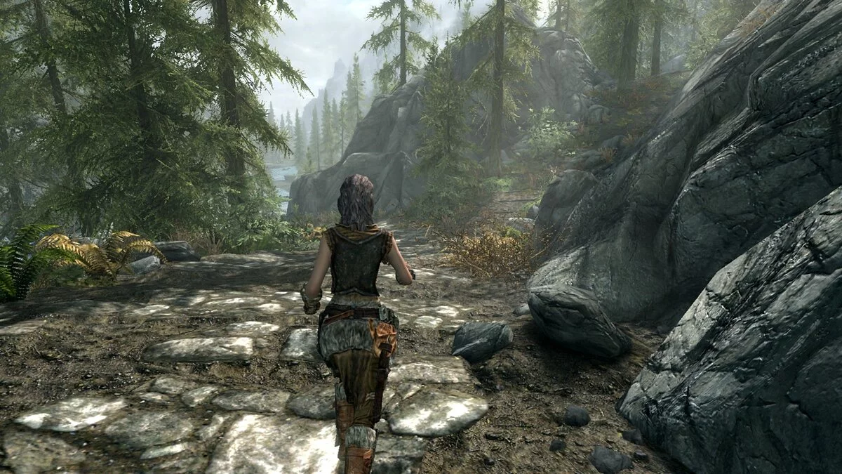 Elder Scrolls 5: Skyrim Special Edition — Simple animation of women running