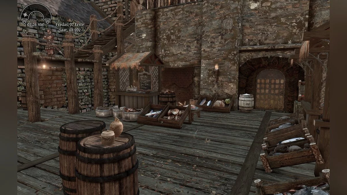 Elder Scrolls 5: Skyrim Special Edition — Fish market in Riften