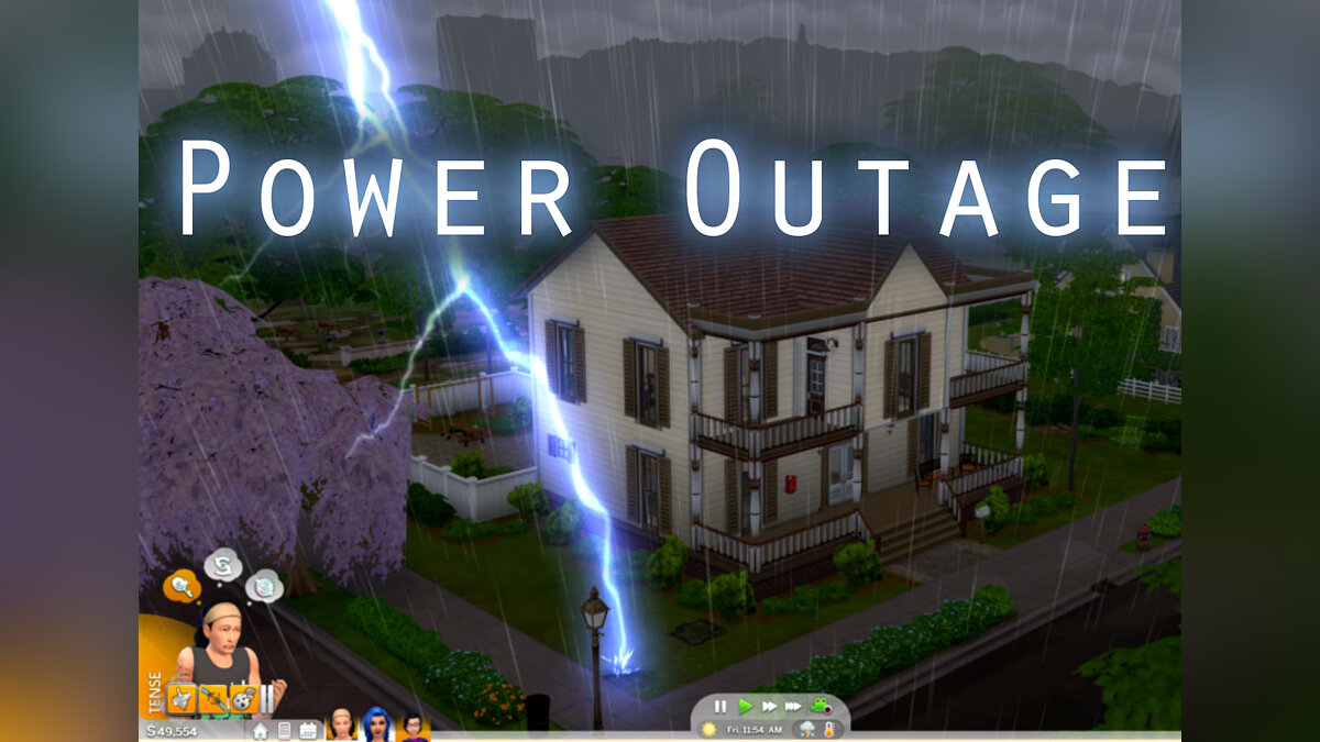 The Sims 4 — Power outages V 1.4b (06/14/2020)