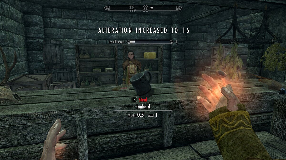 The Elder Scrolls 5: Skyrim Legendary Edition — Real telekinesis