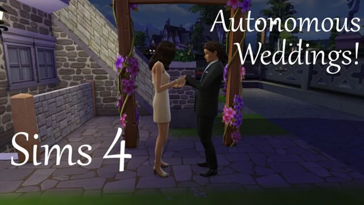 The Sims 4 — Autonomous weddings (04/12/2020)