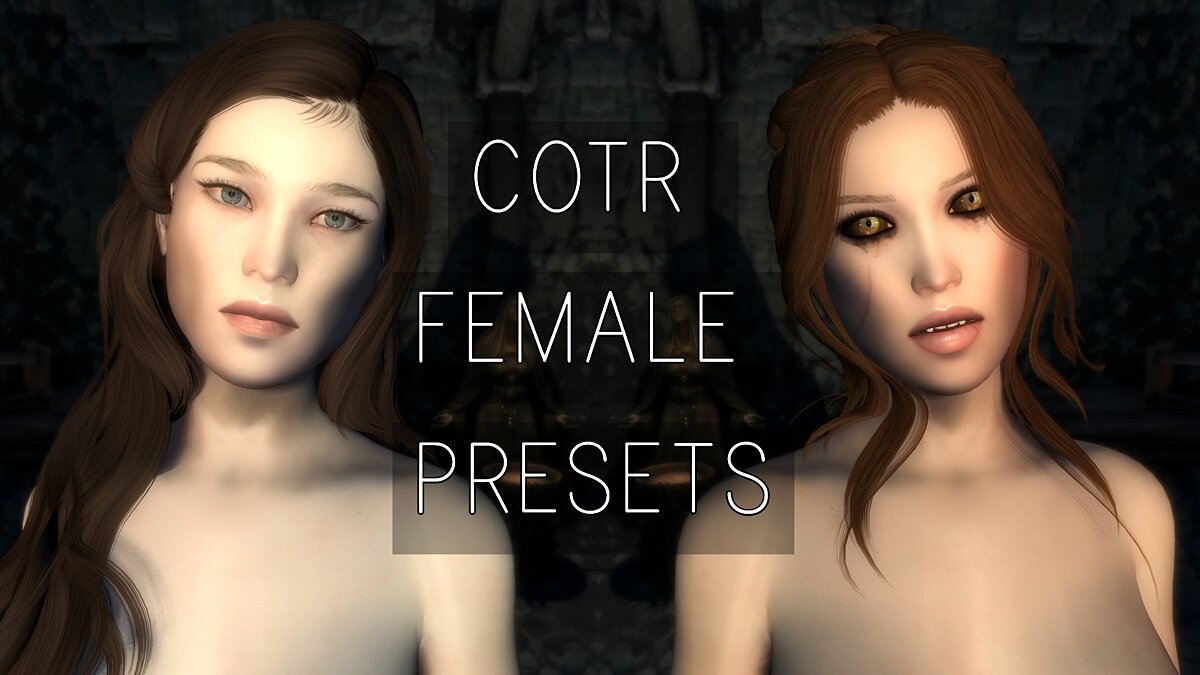 Elder Scrolls 5: Skyrim Special Edition — Female face presets