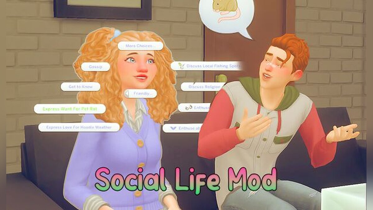 The Sims 4 — Mod social life