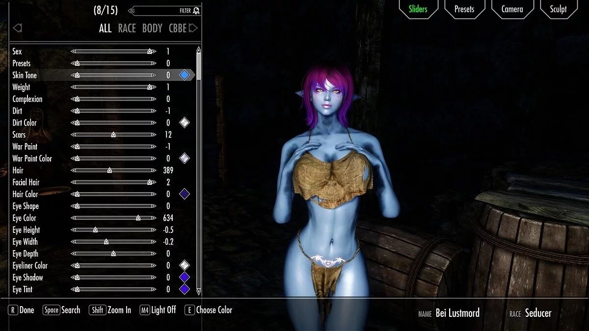 Elder Scrolls 5: Skyrim Special Edition — Daedric Demoness Preset