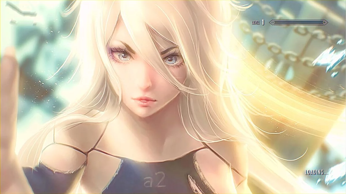 The Elder Scrolls 5: Skyrim Legendary Edition — Загрузочные экраны в стиле аниме