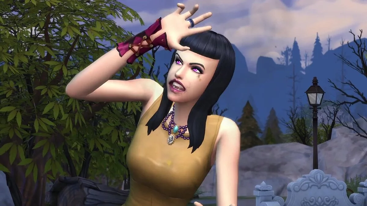 The Sims 4 — Pérdida de poderes vampíricos por la luz solar.