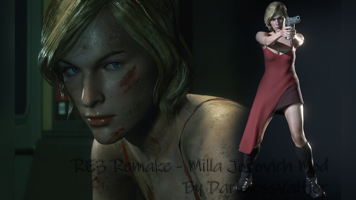 Resident Evil 3 — Milla Jovovich instead of Jill Valentine