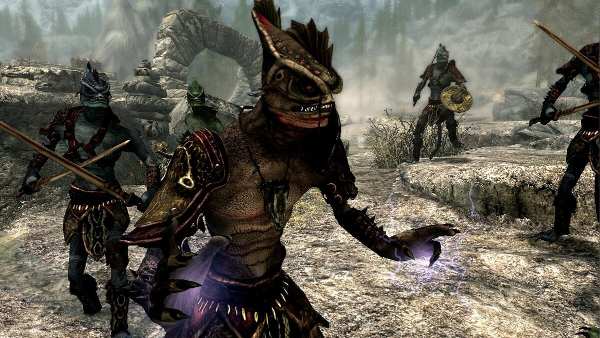 Elder Scrolls 5: Skyrim Special Edition — Naga Bandits