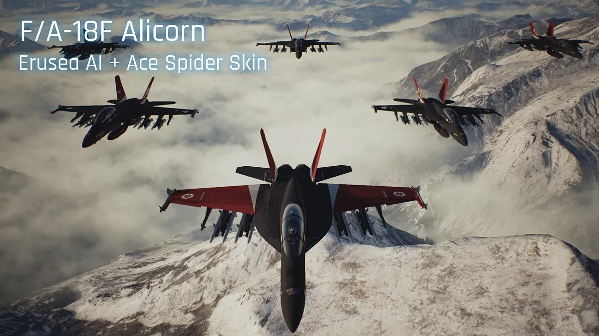 Ace Combat 7: Skies Unknown — Розмальовки "Alicorn" для літака ФА-18Ф