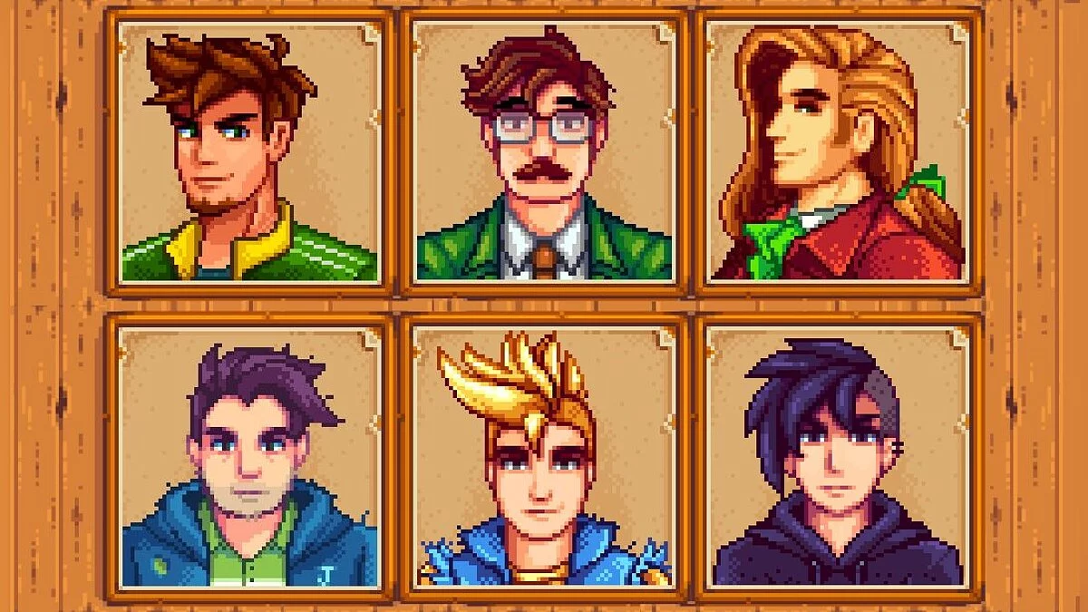 Stardew Valley — Improved bachelor portraits