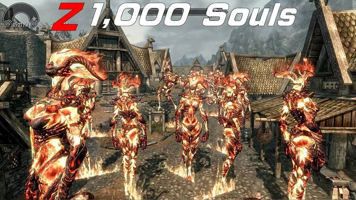 The Elder Scrolls 5: Skyrim Legendary Edition — 1000 summoned creatures