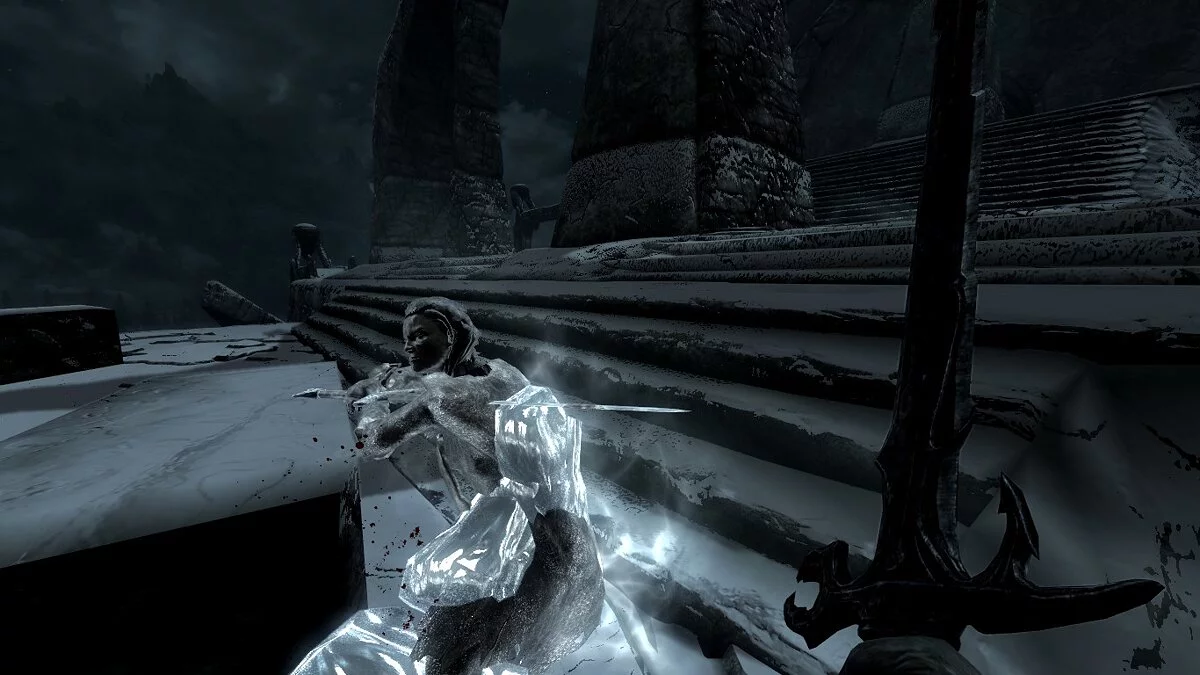 The Elder Scrolls 5: Skyrim Legendary Edition — Ледяной клинок - оружие криоманта