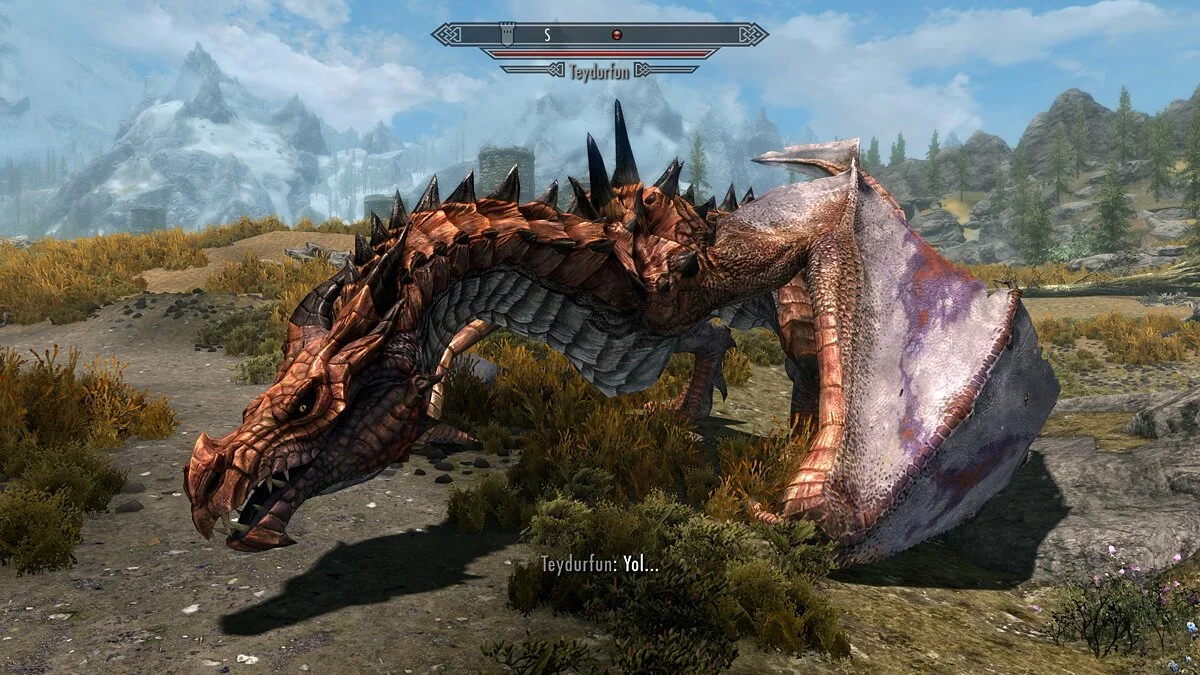 The Elder Scrolls 5: Skyrim Legendary Edition — Сложные битвы с драконами