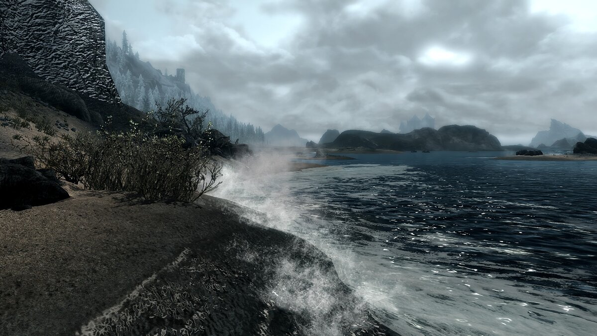 Elder Scrolls 5: Skyrim Special Edition — Foam and improved waves