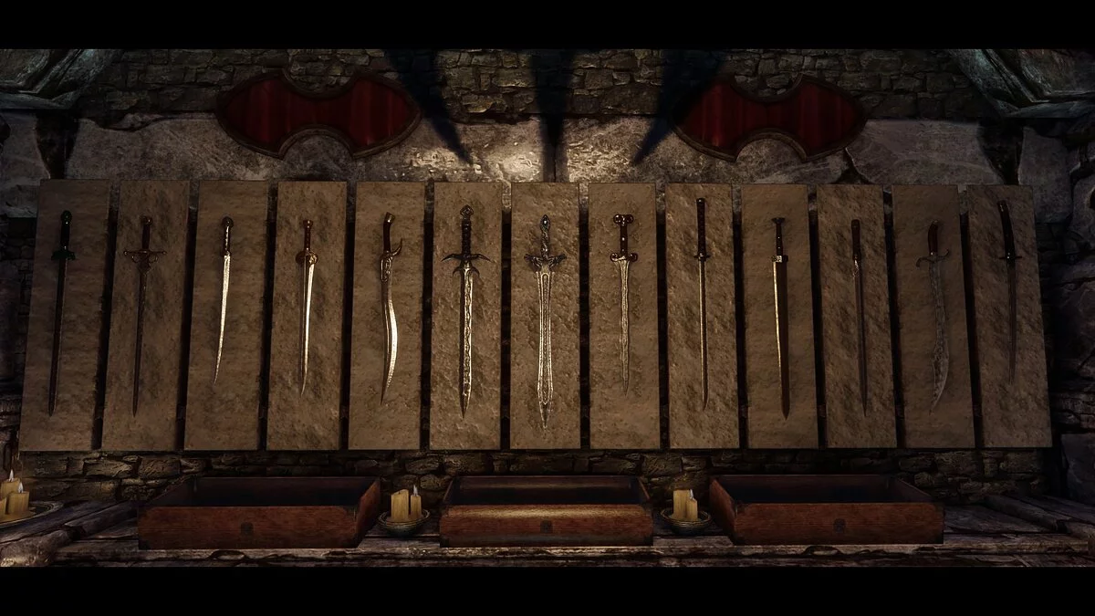 Elder Scrolls 5: Skyrim Special Edition — Collection of swords from JaySuS