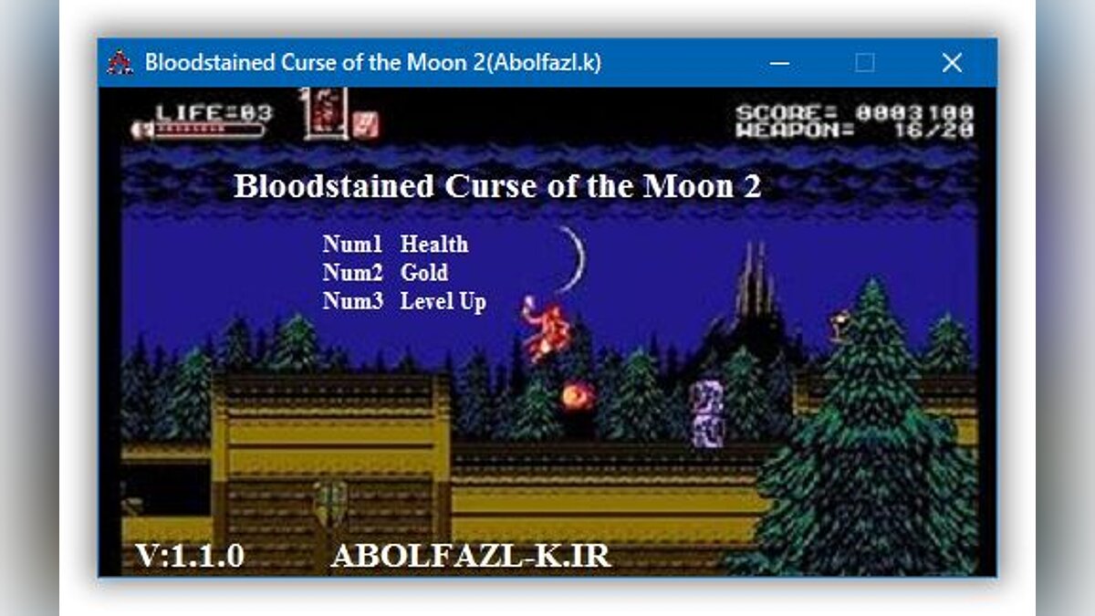 Bloodstained: Curse of the Moon 2 — Trainer (+3) [1.0]