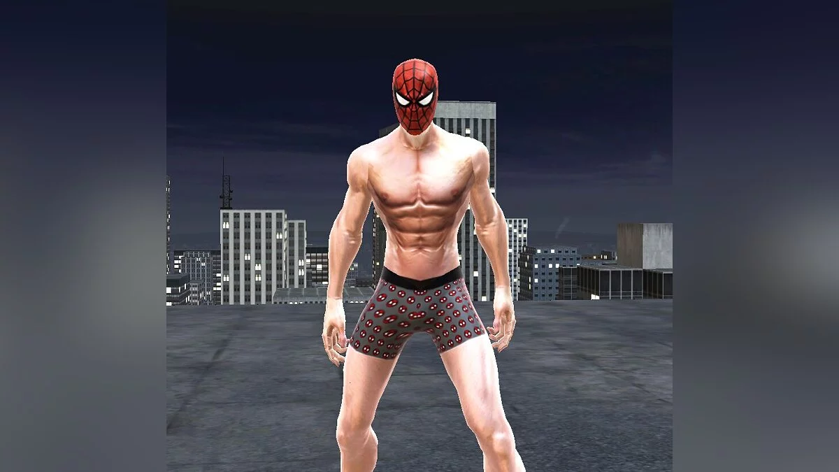 Spider-Man: Web of Shadows (2008) — Without suit (without suit)