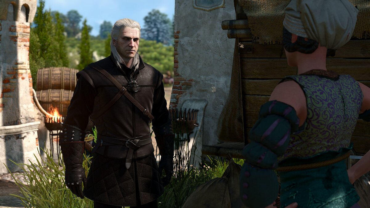 The Witcher 3: Wild Hunt - Complete Edition — Hair behind the collar