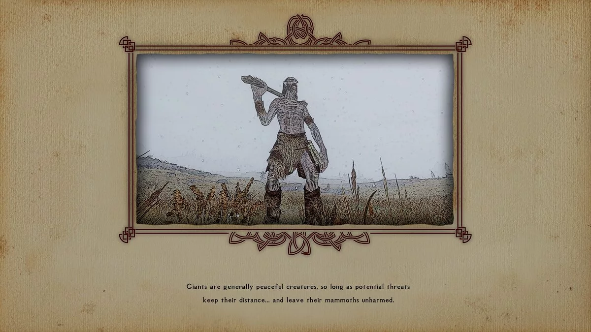 The Elder Scrolls 5: Skyrim Legendary Edition — Loading screens in the style of "TES 4: Oblivion"