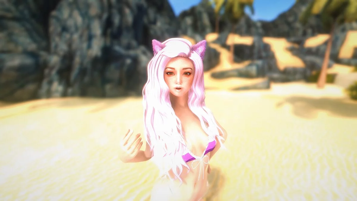 Elder Scrolls 5: Skyrim Special Edition — Компаньон Belle Delphine