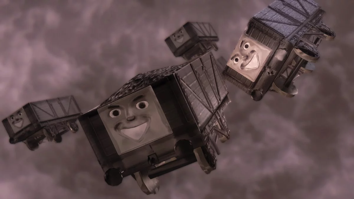 The Elder Scrolls 5: Skyrim Legendary Edition — Паровозик Томас вместо дракона