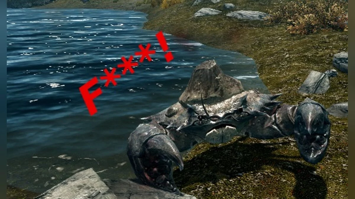 The Elder Scrolls 5: Skyrim Legendary Edition — Obscene crab